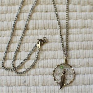 Stainless Steel Dreamcatcher Necklace